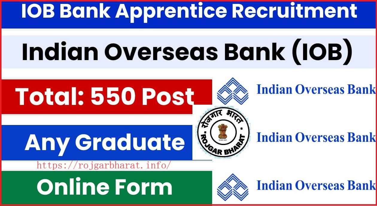 IOB Apprentices Recruitment 2024